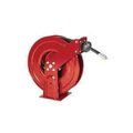 Alemite Hose Reel Assembly, Double Post Low Pressure Narrow, 38 In X 50 Ft Hose, 200 Psi, Bench, 8081F 8081-F